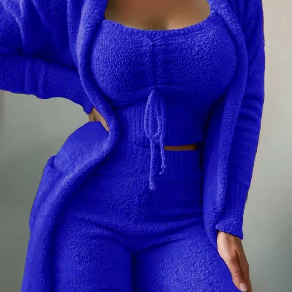 Vibrant Set.....Knitted Three-Piece Set